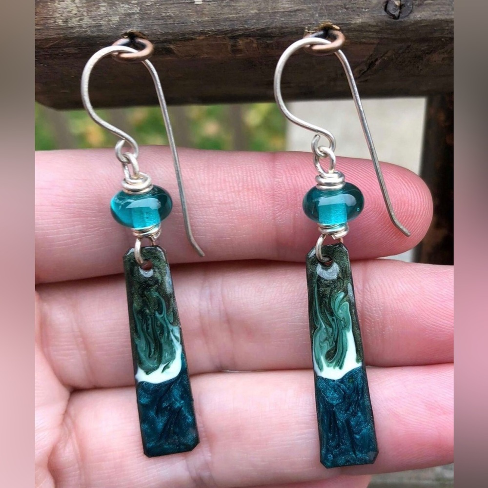 Artisan handmade Earrings by Julie Thelen.